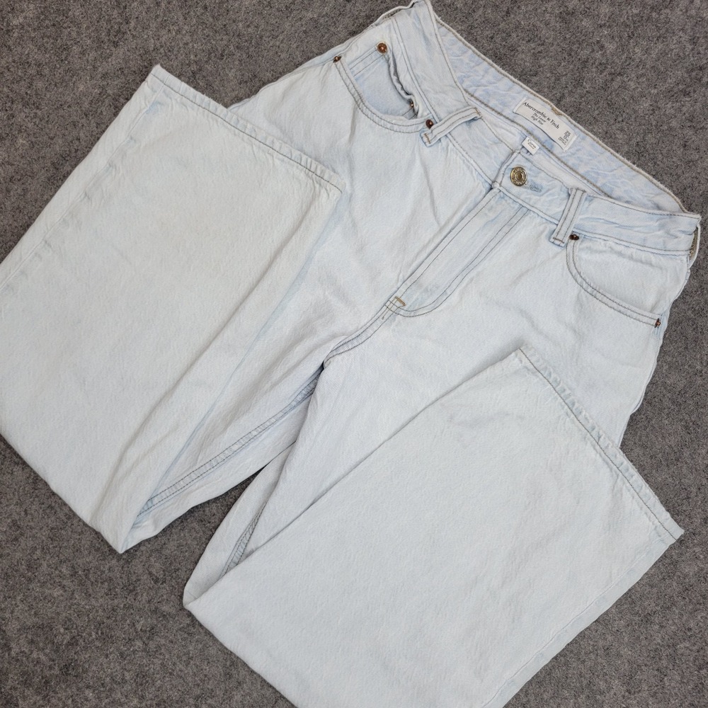 Abercrombie & Fitch Jeans Womens 25/0 Curve Love The Loose High Rise Y2K Street